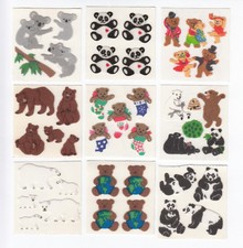 Adesivos vintage Sandylion urso difuso coala marrom panda ártico - você escolhe comprar usado  Enviando para Brazil