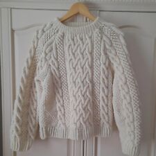 Aran hand knitted for sale  LONDON