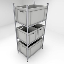 System regałów 60x40cm | Tylny garaż Kamper | Półka do kampera | do każdej euroboxy na sprzedaż  Wysyłka do Poland