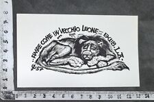 Wunderkammer exlibris leone usato  Italia