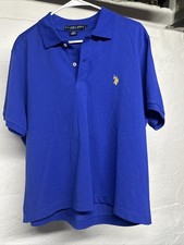 Camisa polo masculina Ralph Lauren ASSN azul grande manga curta gola polo pônei EUA comprar usado  Enviando para Brazil