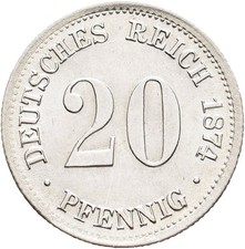 Kaiserreich pfennig 1874 gebraucht kaufen  Schwarzenbach am Wald