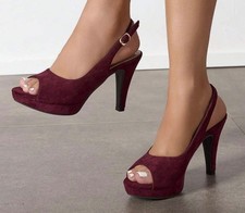 Ladies red faux for sale  ORPINGTON