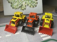 Matchbox 3 X Suir Hill Tractor Shovel 1976 Lesney No. 29 Construção Inglaterra comprar usado  Enviando para Brazil