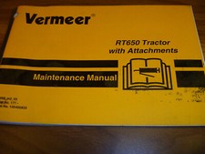 Vermeer rt650 tractor for sale  Fairfield