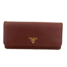 Carteira dupla longa de couro PRADA Saffiano vermelha/6BC1129 comprar usado  Enviando para Brazil