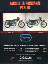 Publicité triumph t150 d'occasion  Cherbourg-Octeville-
