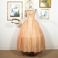 Vintage 1950s peach for sale  LONDON