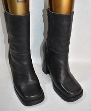 Botas Candies plataforma preta tamanho 6.5 couro vintage comprar usado  Enviando para Brazil