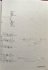 1980 Chevy Chevette diagramas de fiação desdobráveis Chevrolet elétrico original comprar usado  Enviando para Brazil