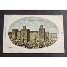 Cartolina sassari castello usato  Alessandria