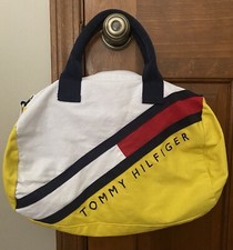 Tommy Hilfiger ~ Mini Bolsa de Duffle ~ Amarela ~ Alça Removível Ajustável ~ Legal! comprar usado  Enviando para Brazil