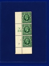 1934 SG439 1/2d Green N47(1) Ctrl V34 Cyl.4 dot Perf 2A(P/P) MNH Cat £30 pdiw comprar usado  Enviando para Brazil