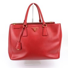Prada Galleria Couro Saffiano Vermelho Tom Dourado Hardware Cabo Superior #H214811-10 comprar usado Prada Galleria Couro Saffiano Vermelho Tom Dourado Hardware Cabo Superior #H214811-10 comprar usado  Enviando para Brazil