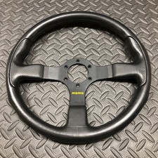 Usado, Volante de couro MOMO F35 Momo aprox. 35cm preto L #PC9NE3 comprar usado  Enviando para Brazil