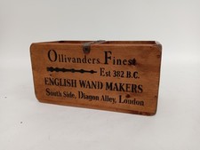 Usado, Olivaras Finest Wand Makers Harry Potter caixa de armazenamento de madeira estilo vintage  comprar usado  Enviando para Brazil