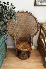 Vintage wicker peacock for sale  Escanaba