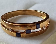 Blue white sapphire for sale  DERBY