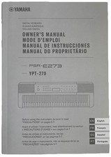 Manual de serviço de teclado original Yamaha -- PSR-E273 YPT-270 (ESTADO PERFEITO) FRETE GRÁTIS comprar usado  Enviando para Brazil