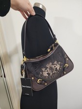 suculento couture marrom veludo nuova galho cão hobo tiracolo/bolsa de ombro comprar usado  Enviando para Brazil