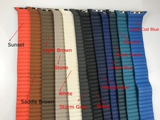 Pulseira de couro original genuína para Apple Watch 42 mm 44 mm 45 mm 49 mm pulseira grande G comprar usado  Enviando para Brazil