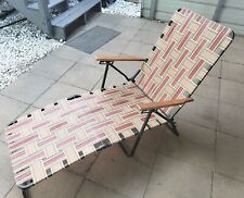 Vintage folding chaise d'occasion  Expédié en Belgium