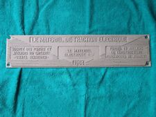 Sncf 1964 plaque d'occasion  Lens