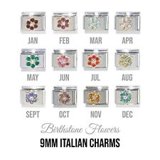 Flower birthstone 9mm for sale  LUTON