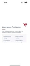Usado, Certificado de acompanhante Delta Reserve Amex - Primeira Classe, Comfort+, Expira em setembro de 2025 comprar usado  Enviando para Brazil
