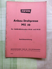 Fahr betriebsanleitung zur gebraucht kaufen  Villingendorf