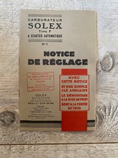 Old solex carburetor d'occasion  Expédié en Belgium