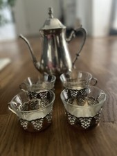 Teeservice teekanne teegläser gebraucht kaufen  Berlin
