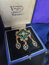 Ornate enamel dangle for sale  MARYPORT