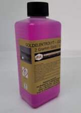 Gold Elektrolyt - 2 Gramm Gold/Liter Gold Plating Solution comprar usado  Enviando para Brazil