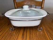 Ceramic chafing catering for sale  New Castle
