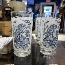 Currier ives glasses for sale  Janesville