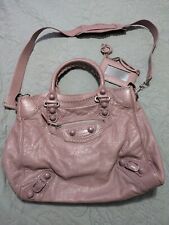 Usado, AUTÊNTICA BALENCIAGA Bolsa de Ombro Cidade Gigante Coberta de Lilás Personalizada/Repintada  comprar usado  Enviando para Brazil