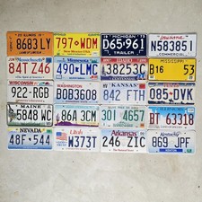 Bulk license plate for sale  North Stonington
