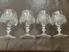 Crystal brandy glasses for sale  THORNTON-CLEVELEYS