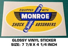 MONROE AMORTECEDORES ADESIVO VINIL BRILHANTE DECALQUE - VINTAGE DRAG RACING NHRA comprar usado  Enviando para Brazil