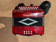 Melodeon stephanelli button for sale  STOWMARKET