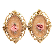 Vintage rose stud for sale  Bloomington