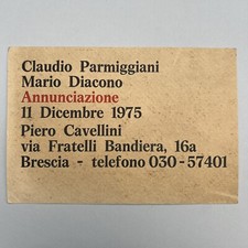 Parmiggiani diacono annunciazi usato  Roma