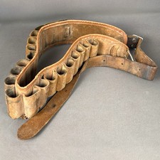 Cartouchière cuir ancienne d'occasion  Ribemont