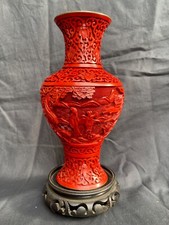 Vaso lacca rossa usato  Trevignano Romano