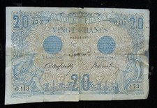 Billet francs bleu d'occasion  Auxerre