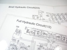 Escavadeira VOLVO EC460B circuito hidráulico completo e breve diagrama esquemático manual, usado comprar usado  Enviando para Brazil