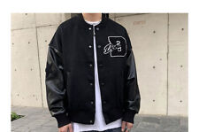 Jaqueta casual masculina bordada street hip-hop retrô uniforme de beisebol casal nova comprar usado  Enviando para Brazil