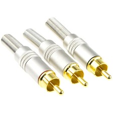 Cinch phono lötstecker gebraucht kaufen  Versand nach Germany