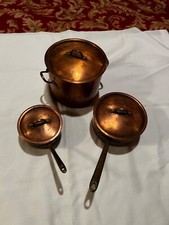 Copper pot set for sale  Hanover